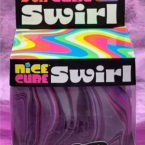 Nee Doh Nice Cube Swirl Colorful purple, pink, , clear,  sealed in box New
